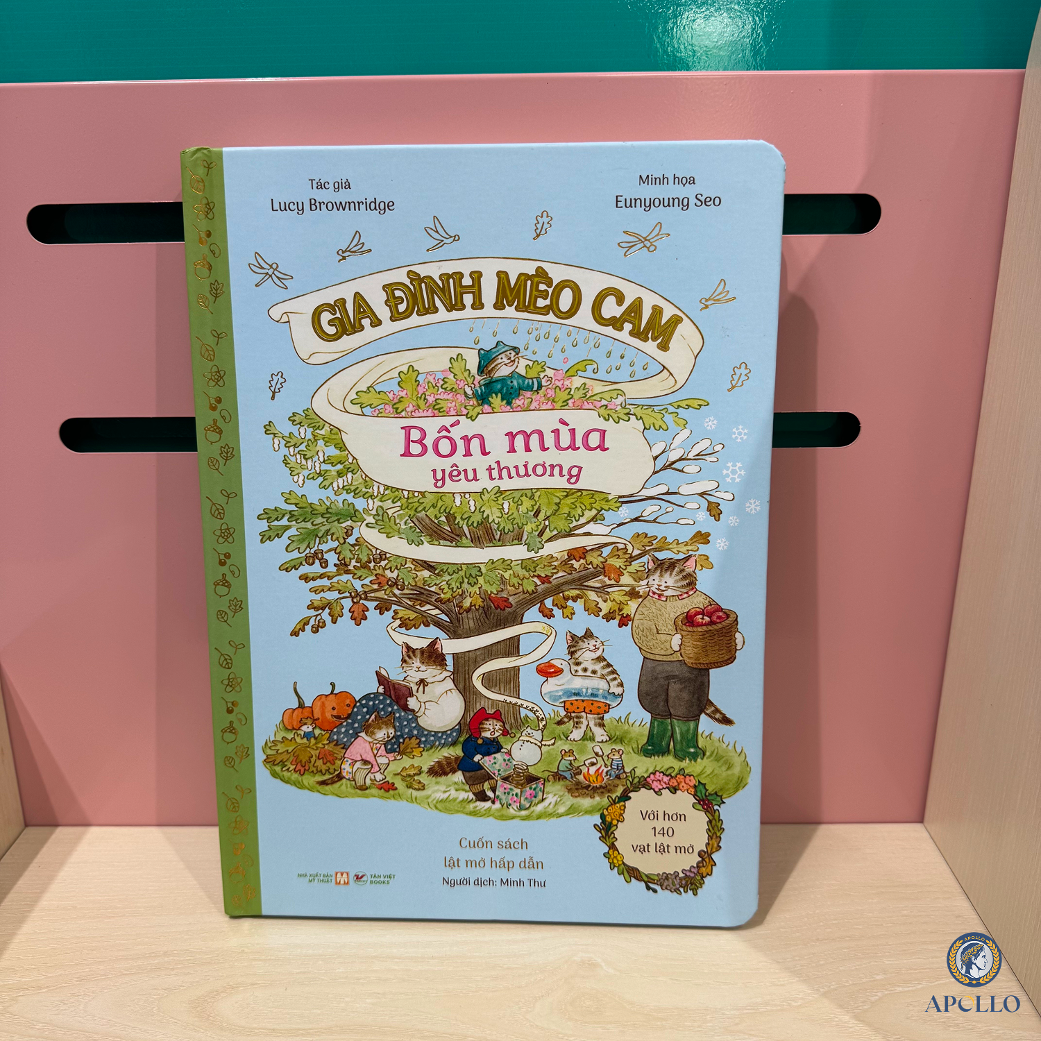bo-sach-gia-dinh-meo-cam-1 Gia đình Mèo Cam - Bốn mùa yêu thương