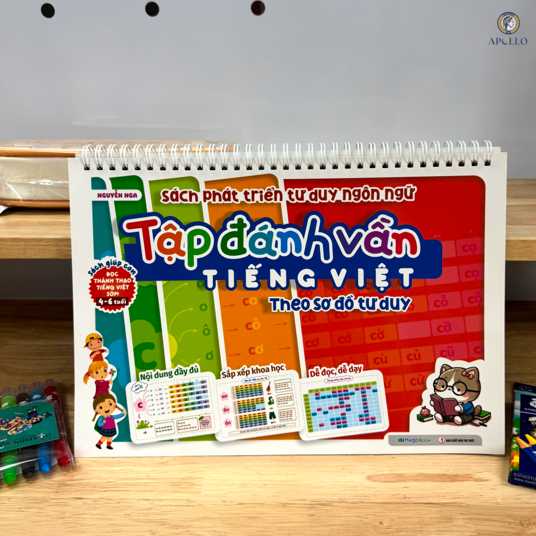 tap-danh-van-tieng-viet Sách "Tập đánh vần Tiếng Việt theo sơ đồ tư duy"