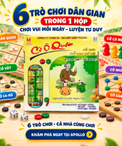 Bộ Cờ Ô Ăn Quan 6 Trong 1